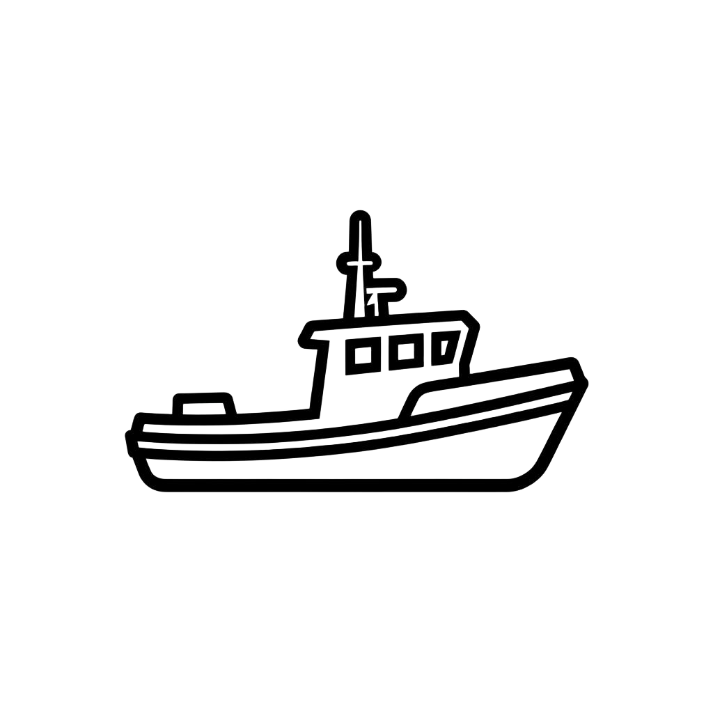 Kilkeel Harbour Association trawler logo